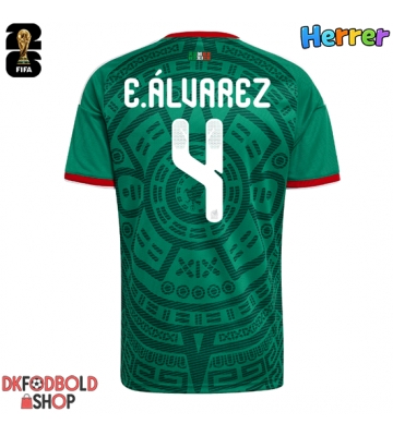 Mexico Edson Alvarez #4 Hjemmebanetrøje VM 2026 Kort ærmer